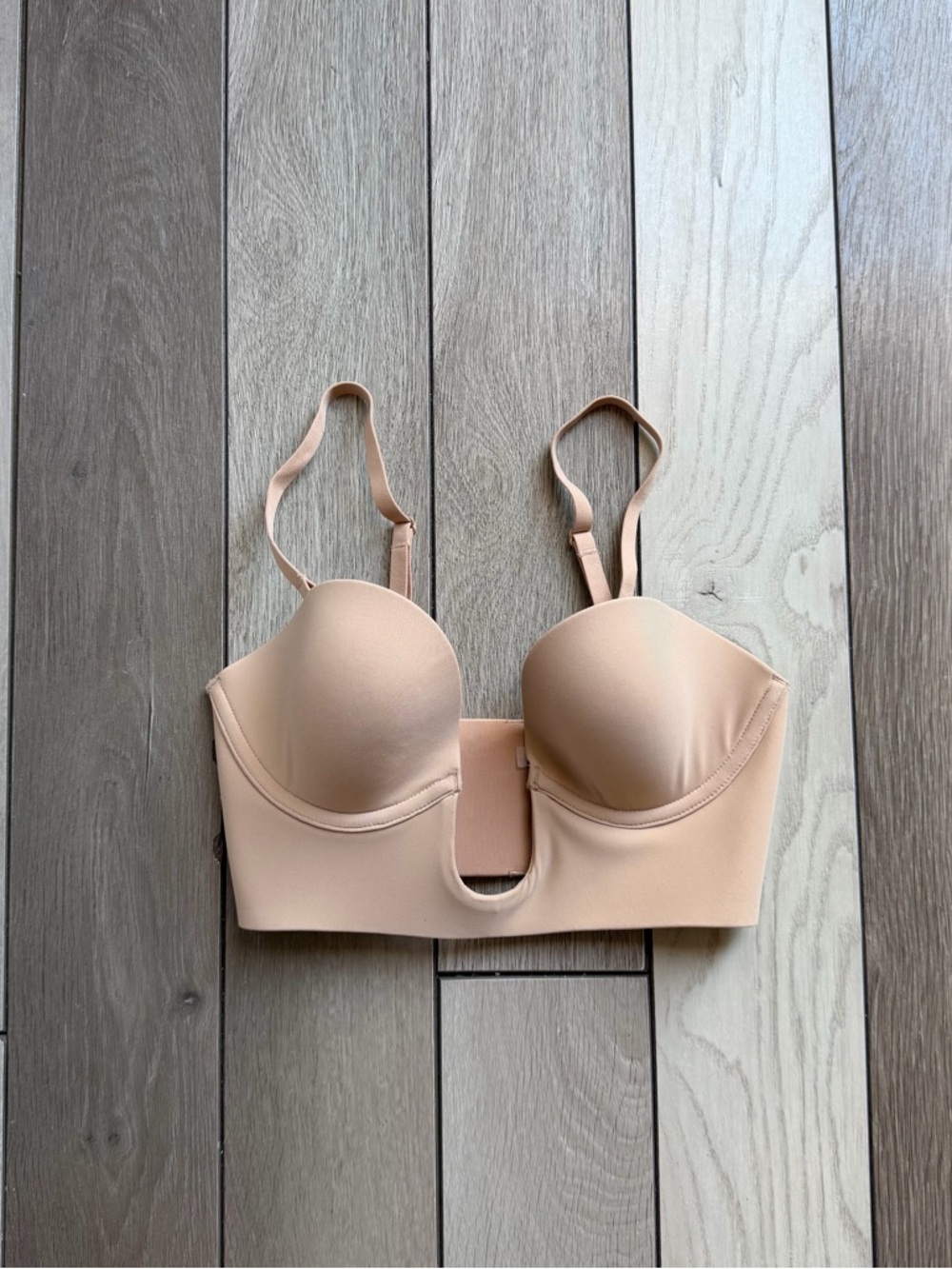SKIMS Deep Plunge Shapewear Bra